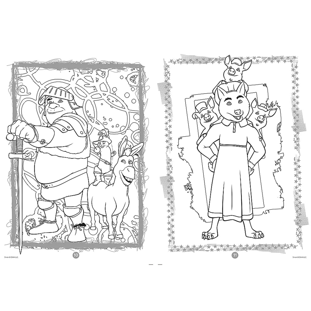 Shrek kifestőkönyv - Trefl kép 2