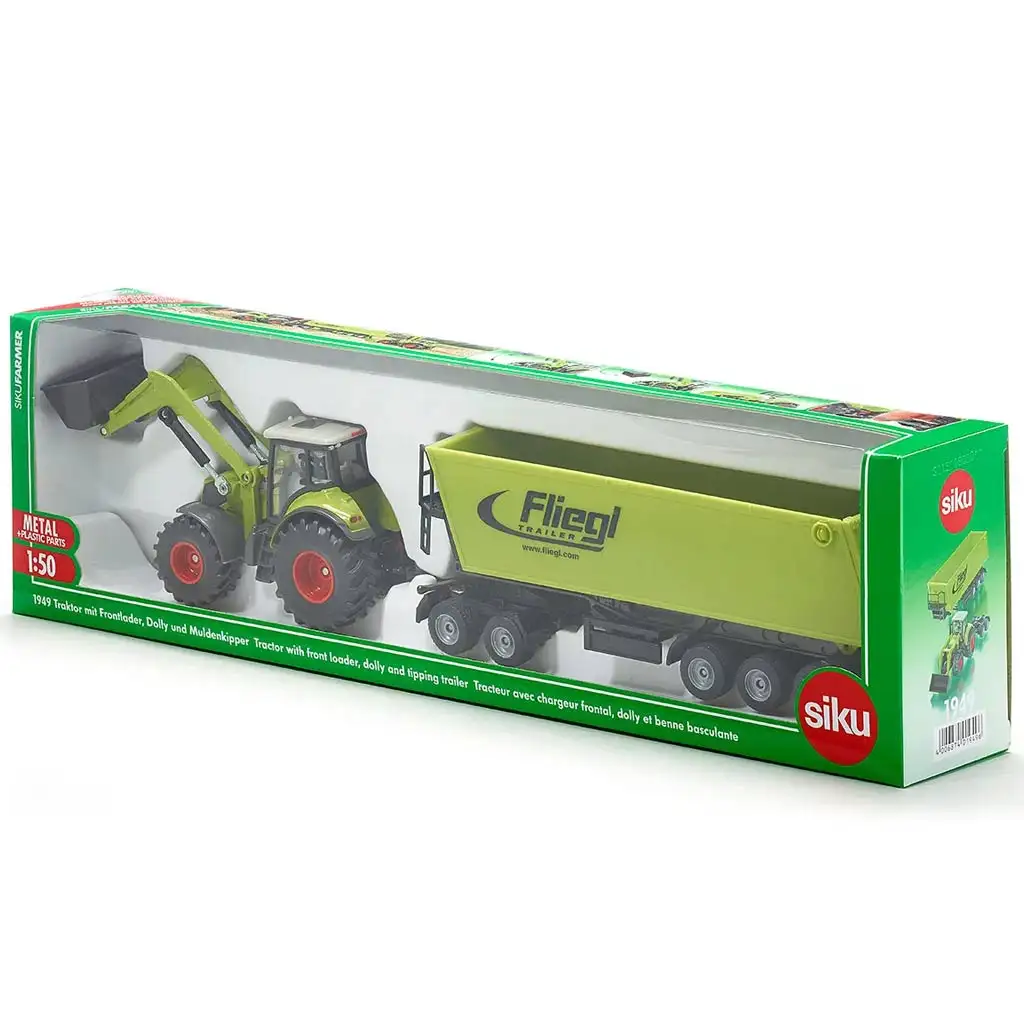 SIKU Claas traktor markolóval 1/50 kép 2