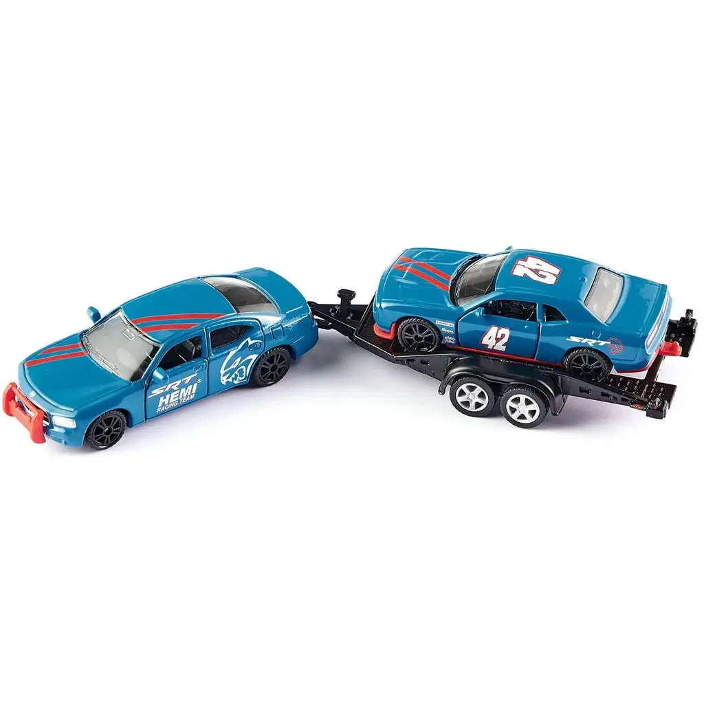 SIKU Dodge Charger + Dodge Challenger SRT Racing kisautó kétdarabos szett 1/55 kép 2