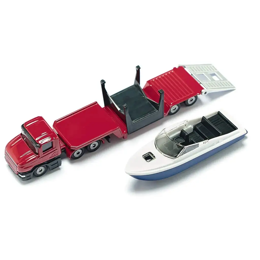 SIKU Kamion motorcsónakkal játékszett 1/87 kép 3