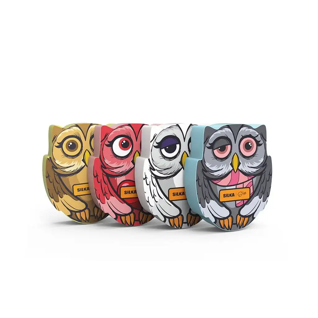 Nebulo: Silka radír - bagoly mintás 1db kép 2