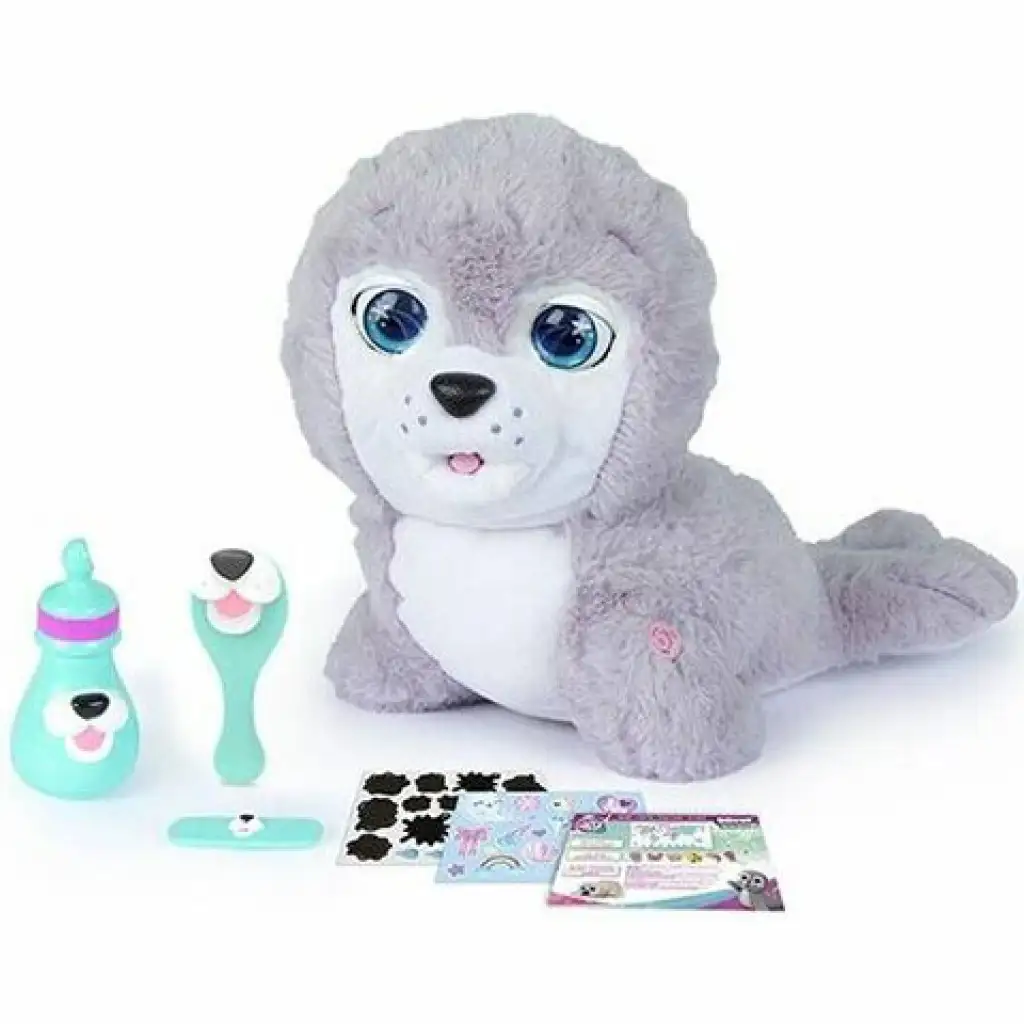 Silver interaktív bébi fóka plüss kép 2