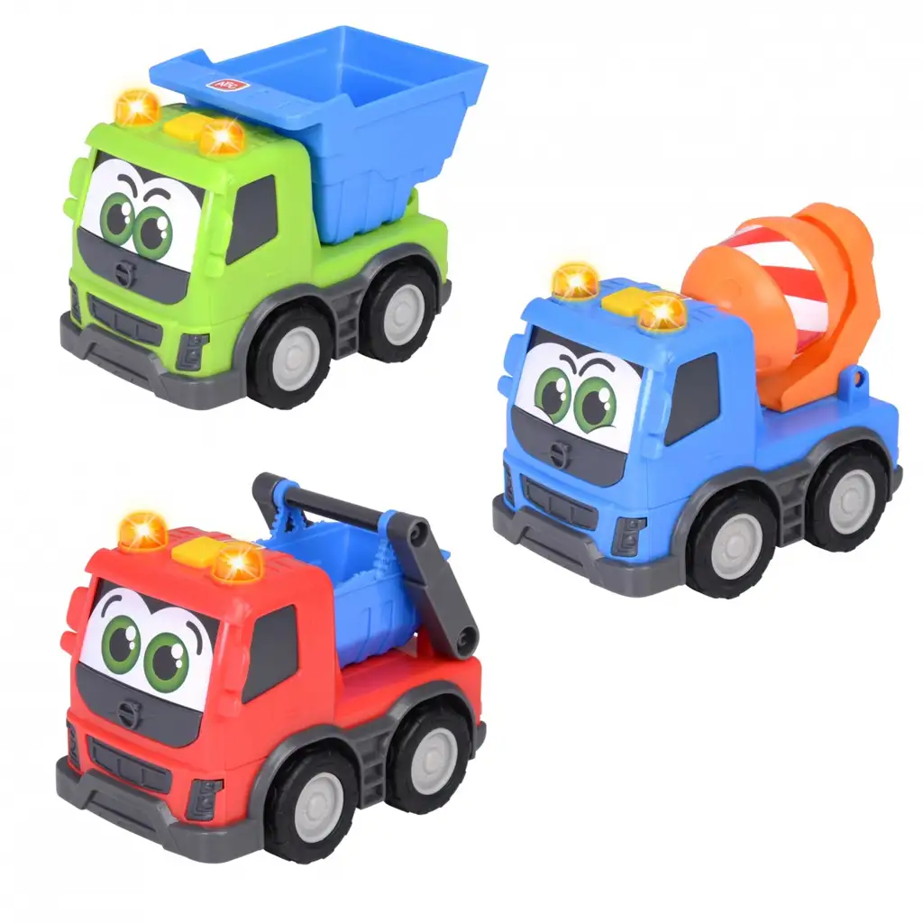 ABC Volvo Trucky városi munkagépek több változatban 13 cm - Simba Toys kép 2