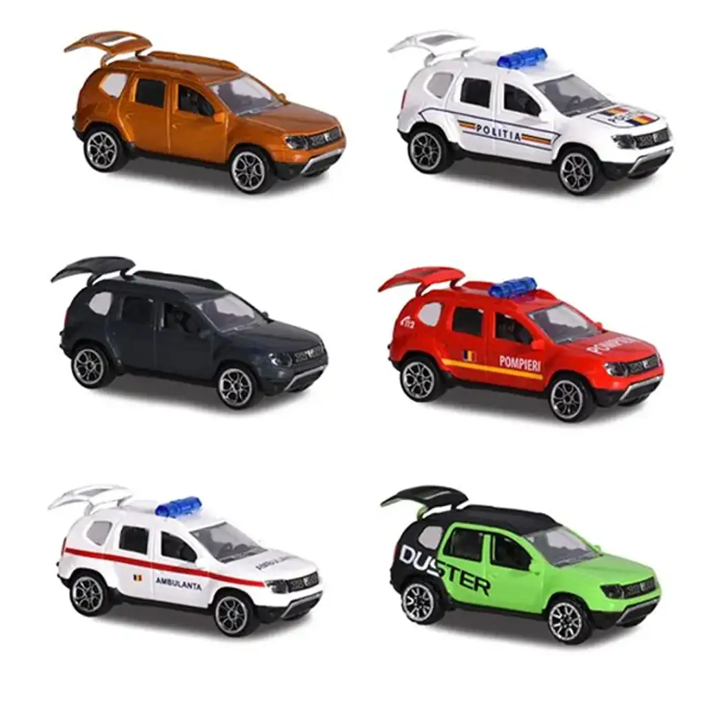 Majorette: Dacia Duster autómodellek többféle változatban 1/64 1db - Simba Toys kép 2