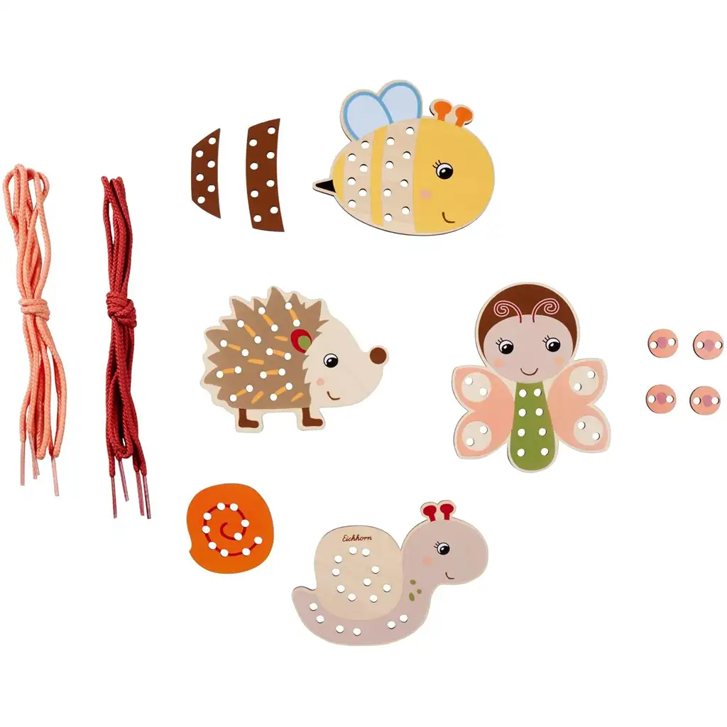 Eichhorn: Állatos fűzős fajáték - Simba Toys kép 3