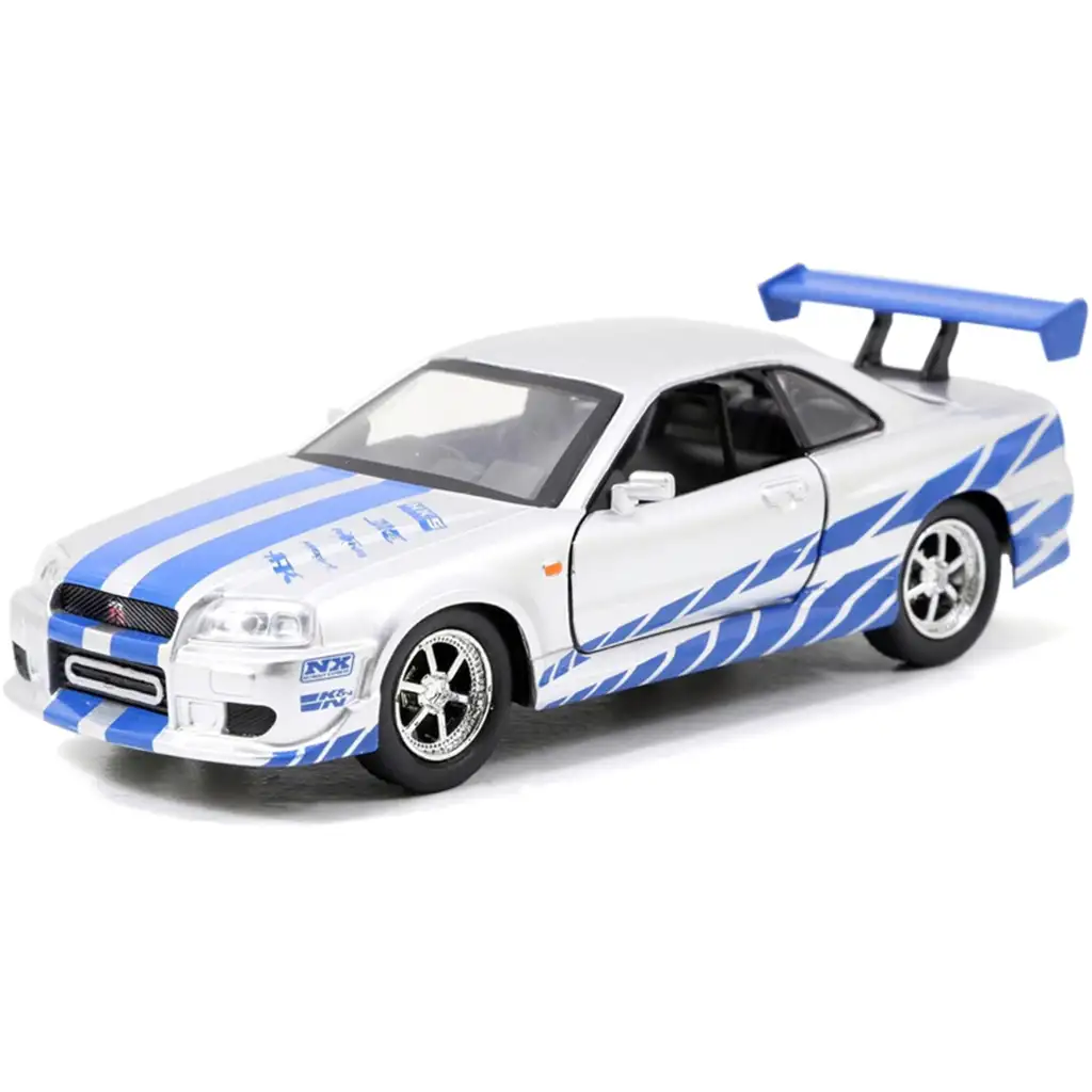 Halálos iramban: Mitsubishi Lancer Evolution IX és Nissan Skyline GT-R (BNR34) 2db-os csomag 1/32 méretarányban - Jada Toys kép 2