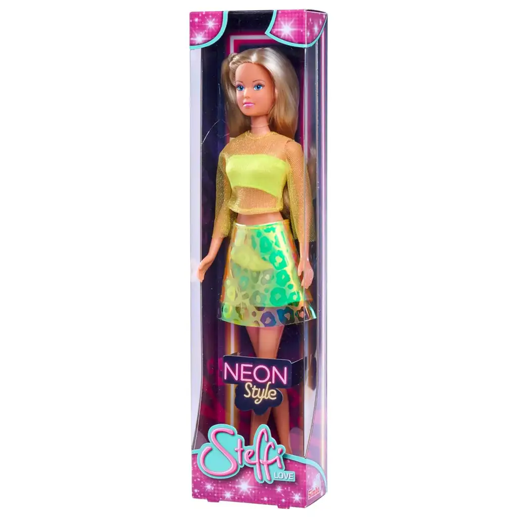 Steffi Love: Steffi Neon Style baba kétféle változatban 1db - Simba Toys kép 5
