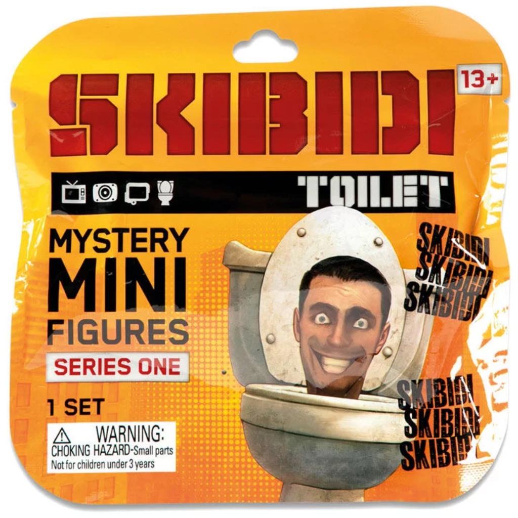 Skibidi Toilet WC meglepetés minifigura szett 1db