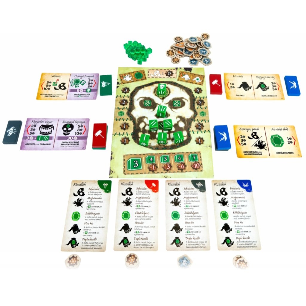 Smaragd koponyák társasjáték kép 3