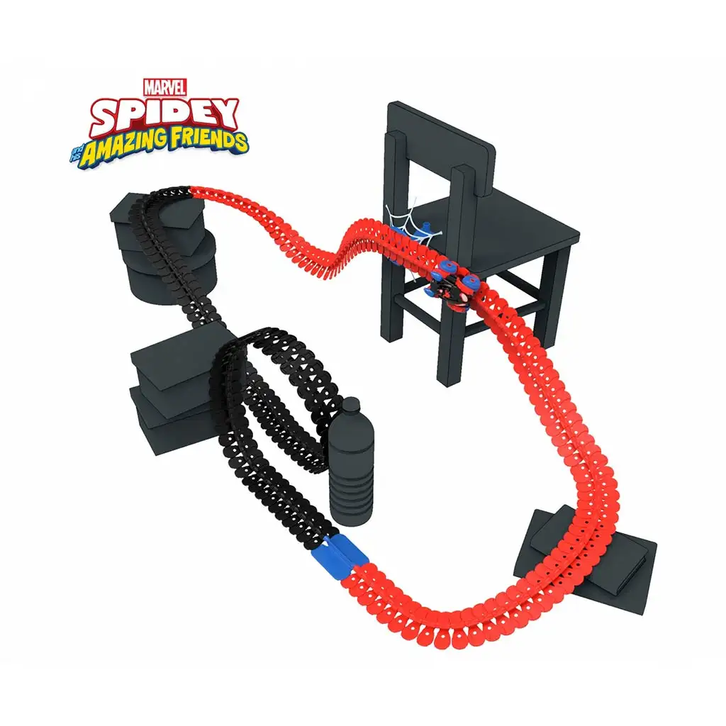 Smoby Spidey FleXtreme Miles Morales versenypálya szett - Simba Toys kép 2