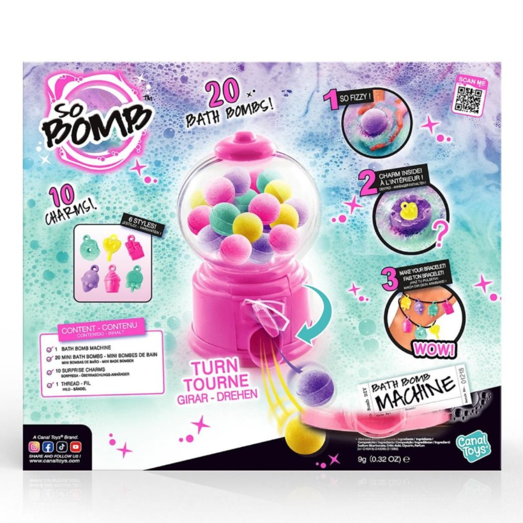 So Bomb: Fürdőgolyó gömbadagolóban, meglepetés charmmal kép 6