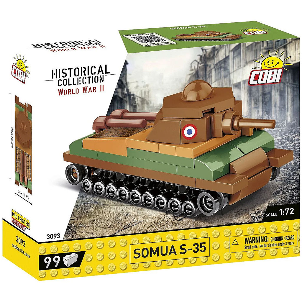 COBI: Somua S-35 francia tank építőjáték (3093) kép 1