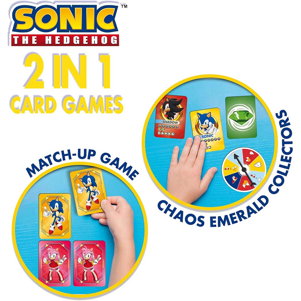 Sonic kártyajáték hátizsákban - Lisciani kép 3