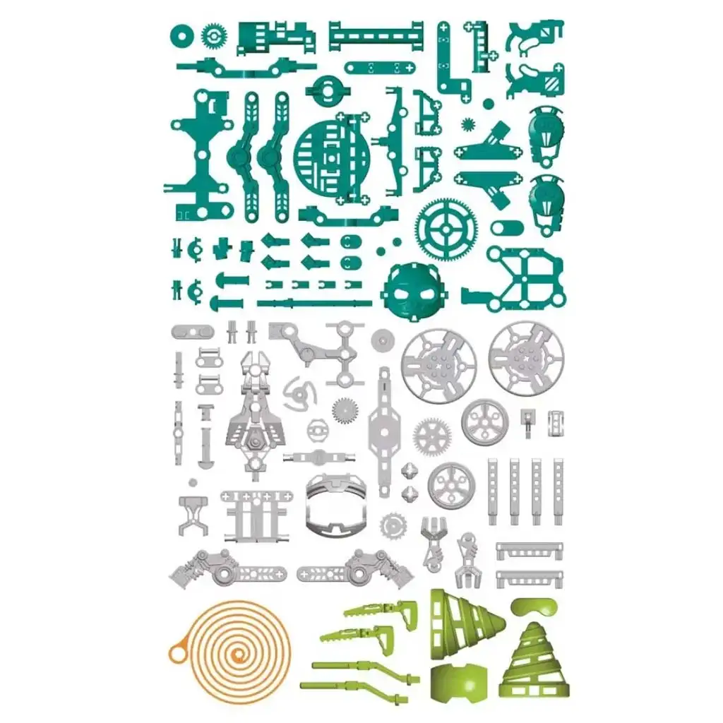 Science & Play: 3 az 1-ben megépíthető űrbányász robot - Clementoni kép 4