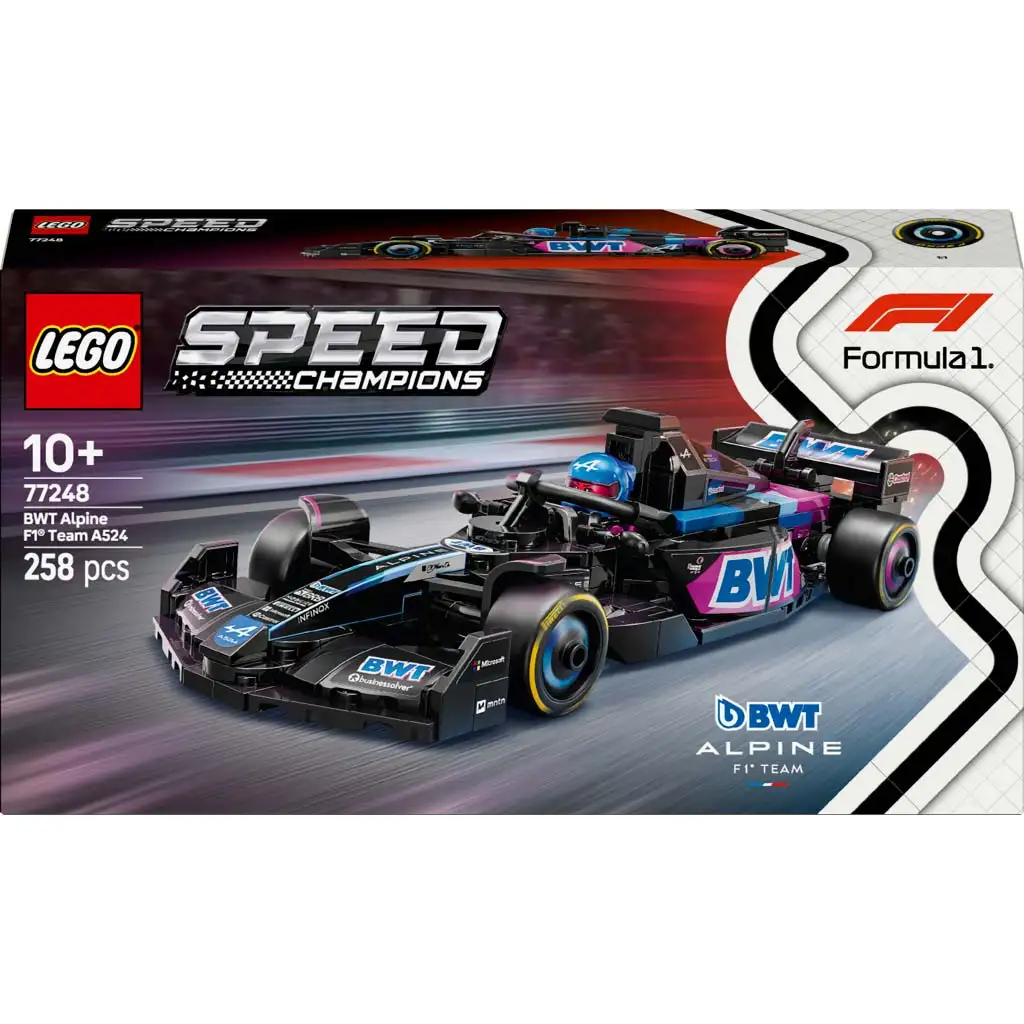 LEGO® Speed Champions: BWT Alpine F1® Team A524 versenyautó (77248)