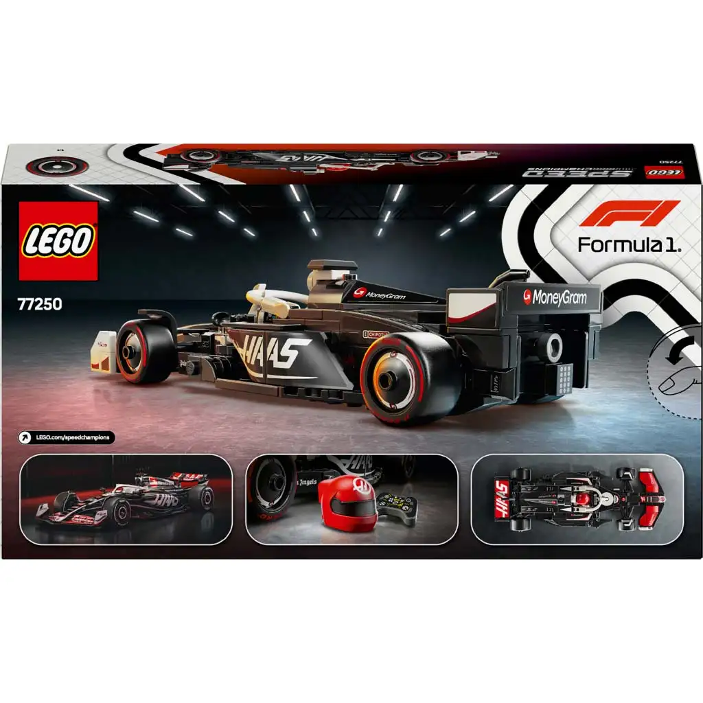 LEGO® Speed Champions: MoneyGram Haas F1® Team VF-24 versenyautó (77250) kép 2