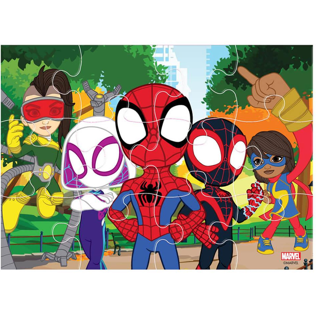 Luna: Spidey 4 az 1-ben 12-15-20-24 db-os puzzle kép 2