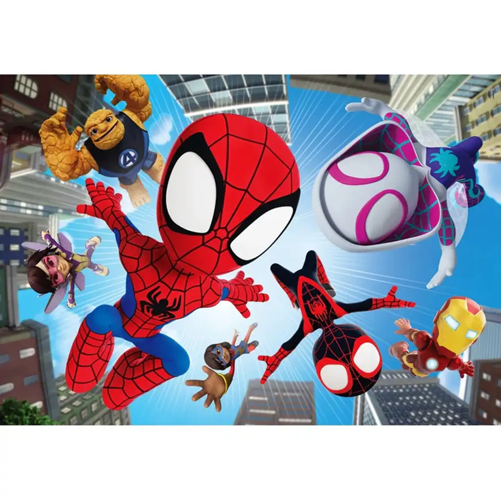 Spidey és csodálatos barátai bevetésen 104db-os maxi supercolor puzzle - Clementoni kép 2