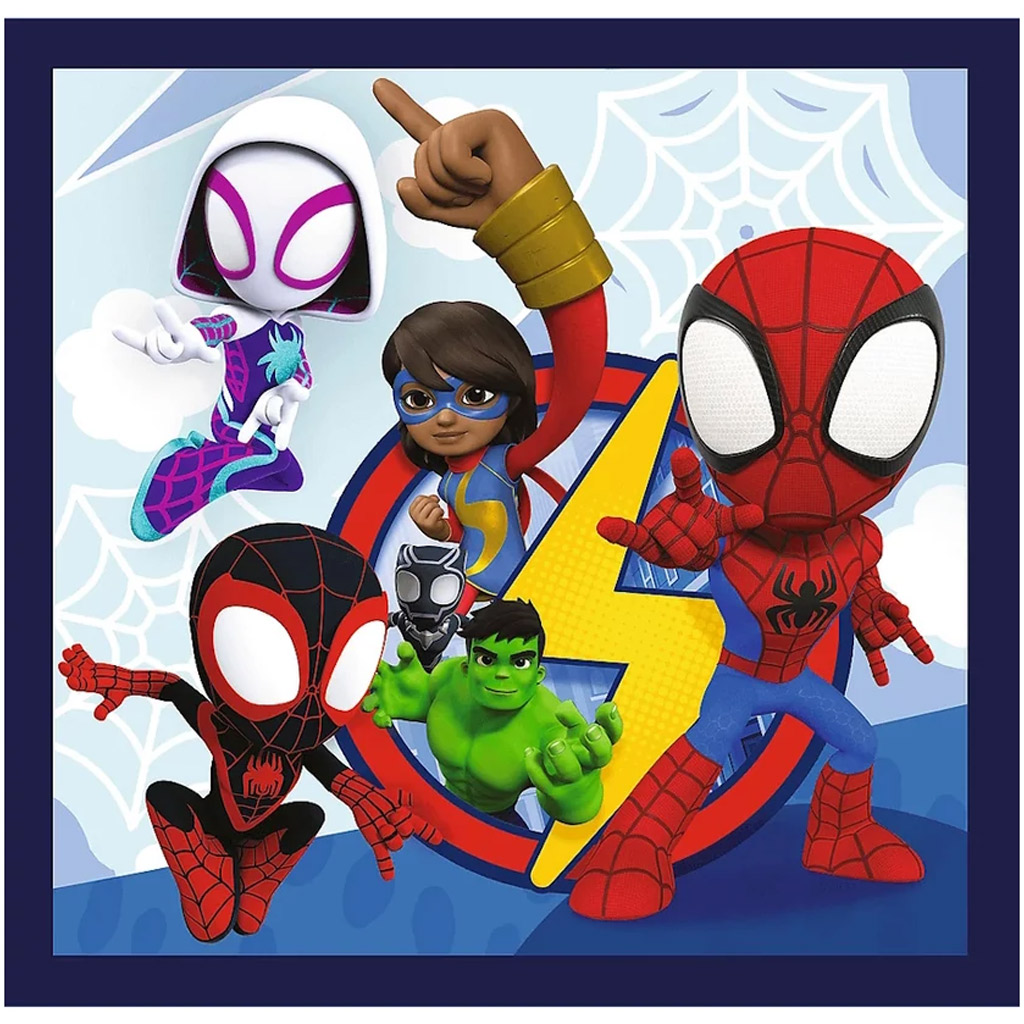 Spidey és barátai 3 az 1-ben 20-36-50db-os puzzle - Trefl kép 4