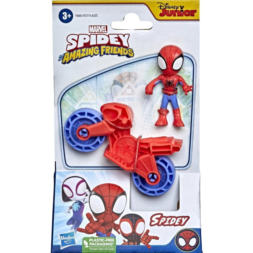 Pókember Póki és csodálatos barátai: Póki és motorja játékszett - Hasbro kép 1