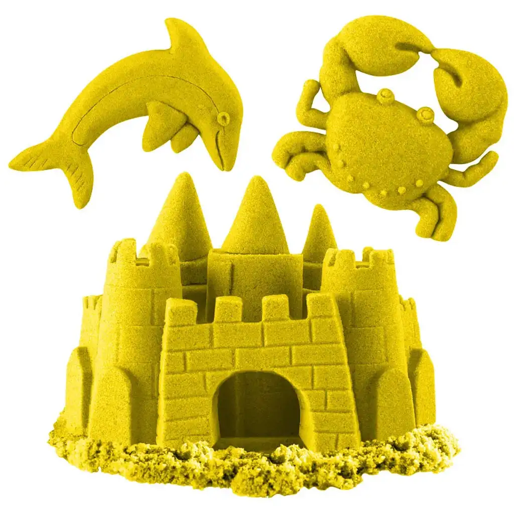 Kinetic Sand: Neon sárga homokgyurma - Spin Master kép 2