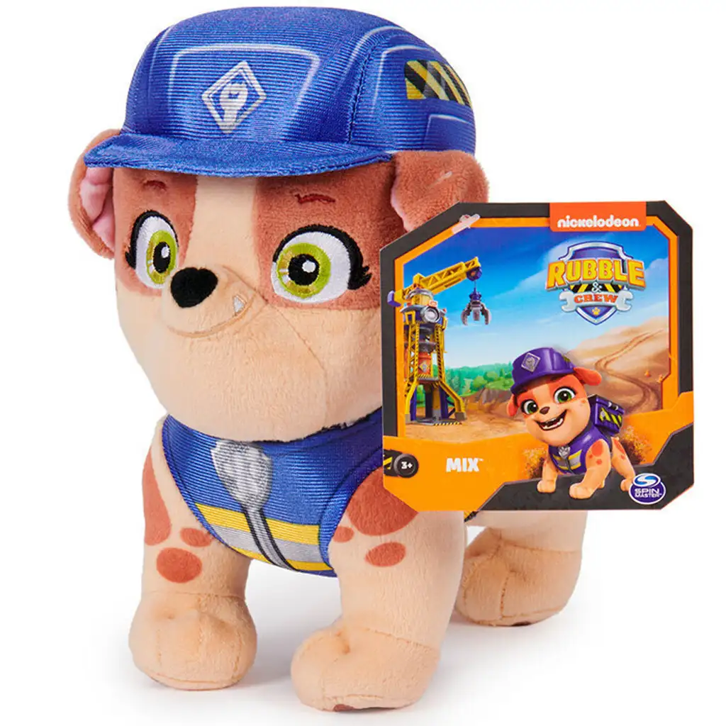 Mancs őrjárat: Rubble és csapata Mix plüss 19cm - Spin Master kép 1