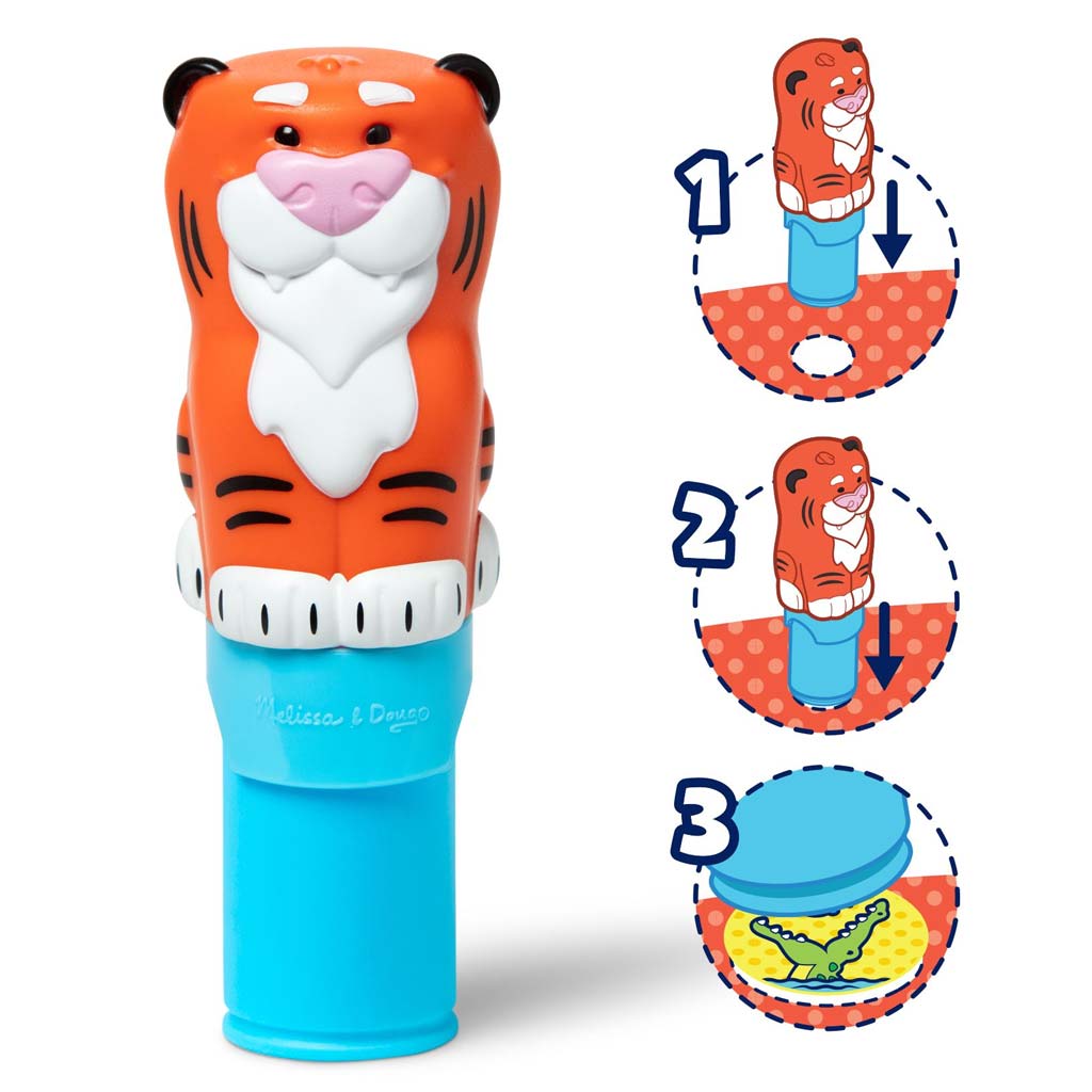 Melissa&Doug: Sticker WOW! Matrica pecsételő – Tigris – Spin Master kép 2