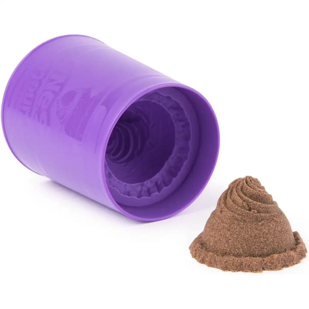 Kinetic Sand: Fagyis doboz barna homokgyurmával - Spin Master kép 3