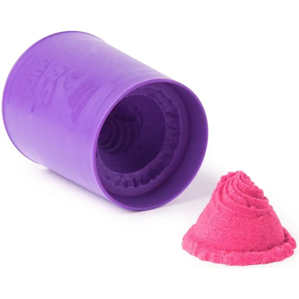 Kinetic Sand: Fagyis doboz rózsaszín homokgyurmával - Spin Master kép 3