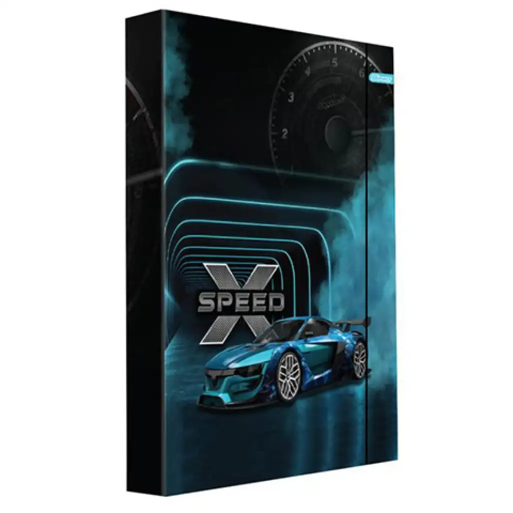 Spirit: X-Speed sportautós füzetbox gumipánttal A/4-es méretben kép 1