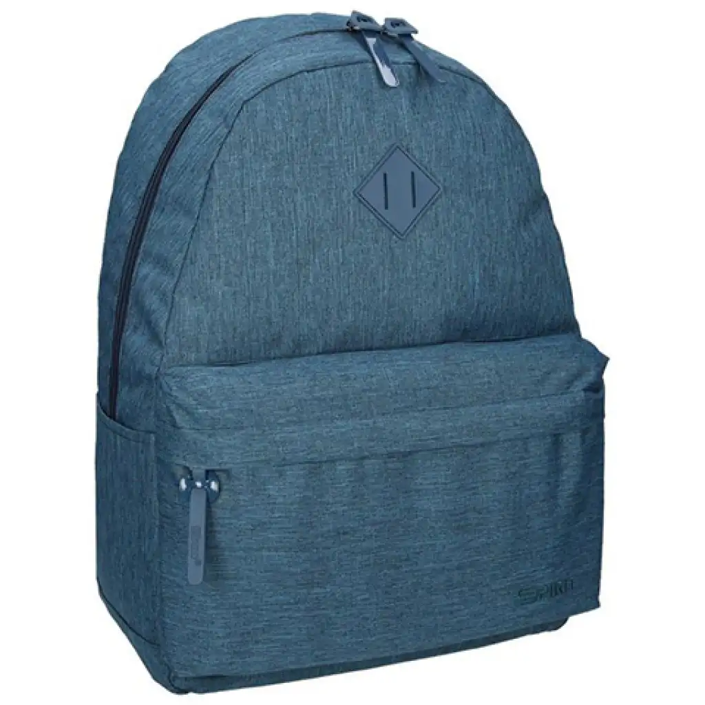 Spirit: Club sötét kék lekerekített iskolatáska, hátizsák 44x33x17cm
