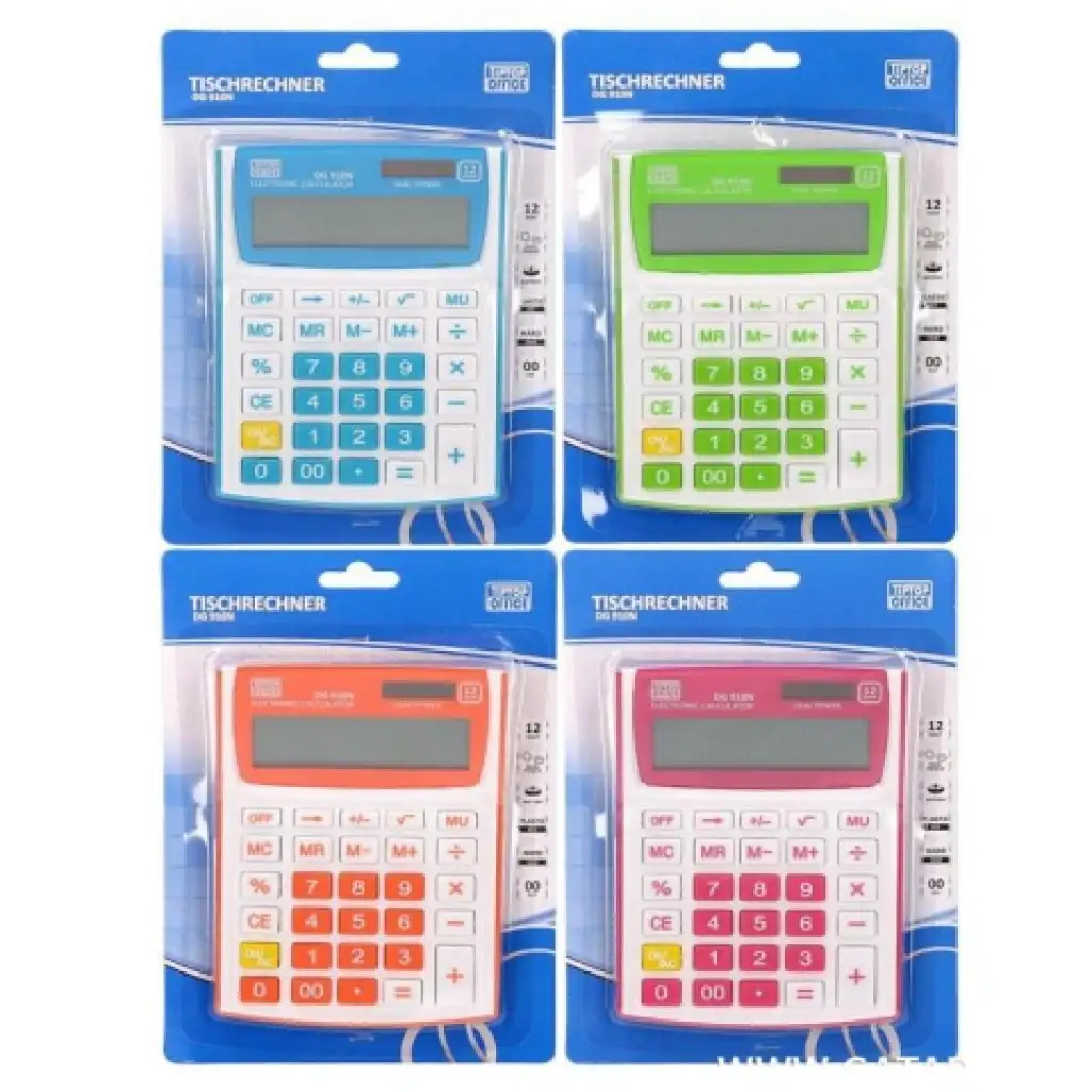 Spirit: DG-910N asztali számológép 12 számjeggyel több színváltozatban