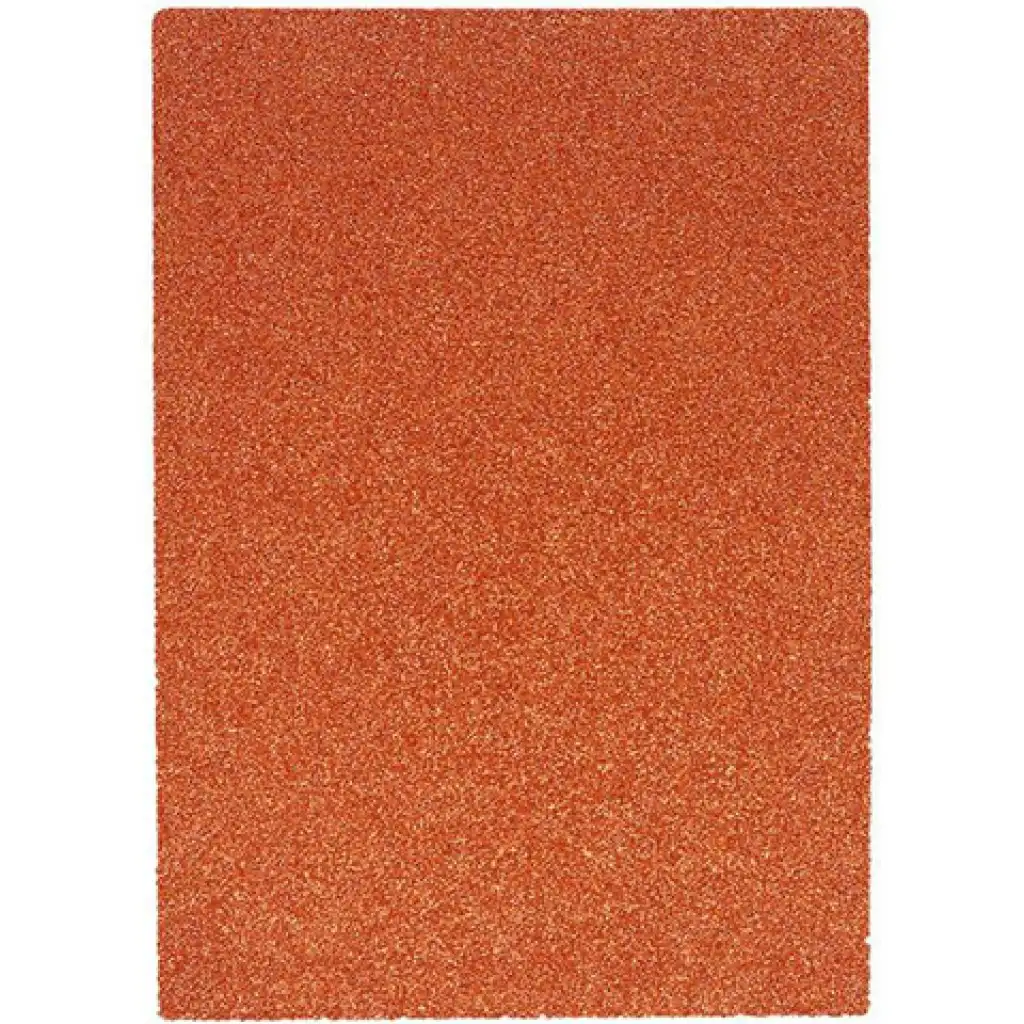 Spirit: Csillámos dekorációs habszivacs lap narancssárga színben A/4 1db