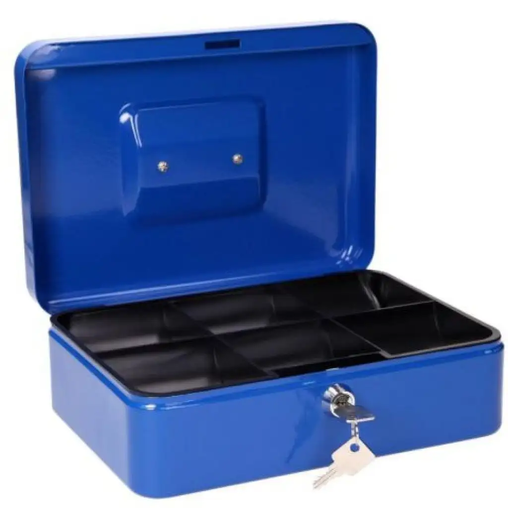 Spirit: Kék kis méretű zárható pénzkazetta - CB320 kép 2