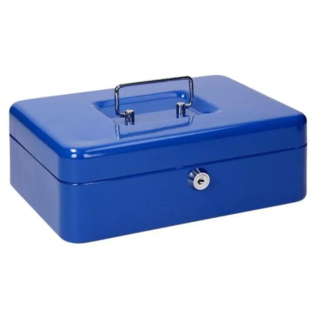 Spirit: Kék kis méretű zárható pénzkazetta - CB320 kép 1