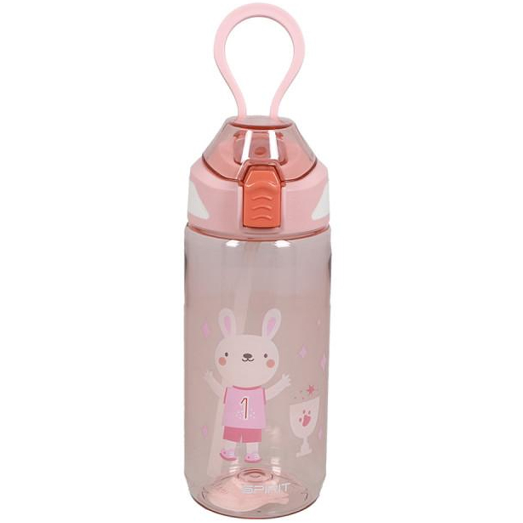Spirit: Kids rózsaszín nyuszis kulacs 570ml kép 1