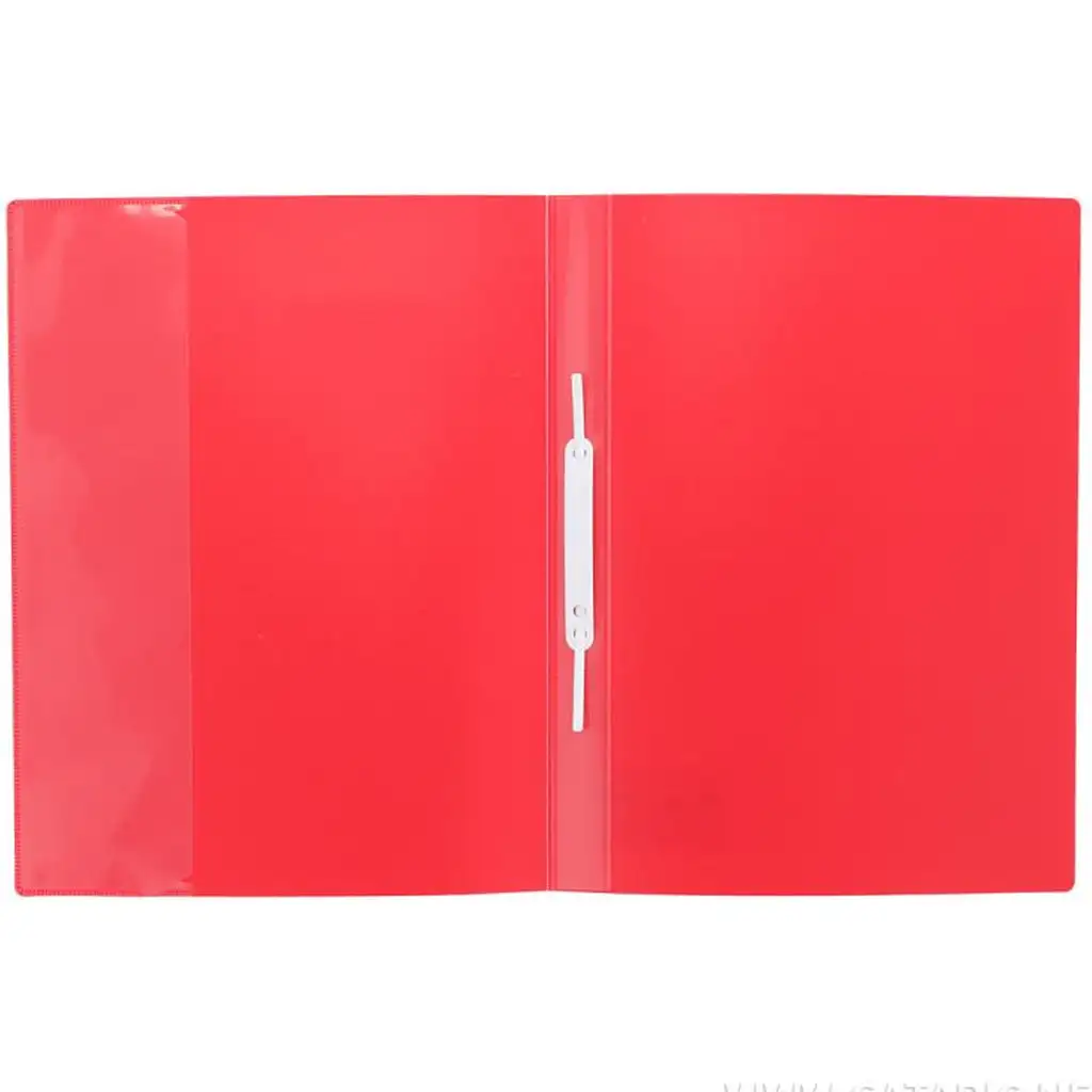 Spirit: Lefűző mappa kártyatartóval piros színben A4 kép 2