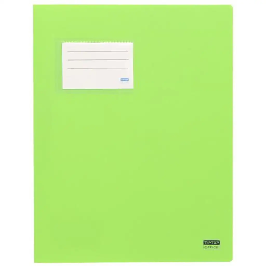 Spirit: Lefűző mappa kártyatartóval lime zöld színben A4