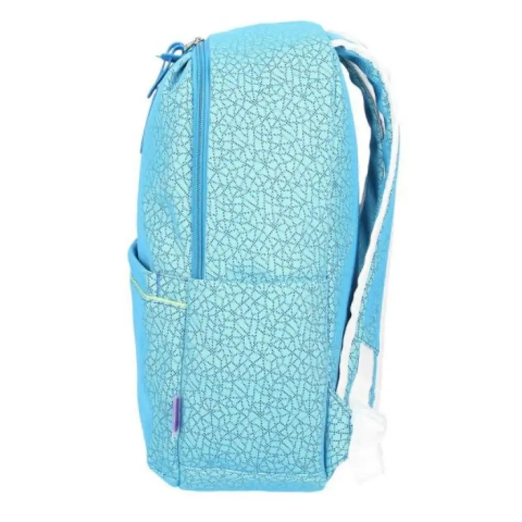 Spirit: Mesh pehelykönnyű kék mintás iskolatáska, hátizsák 43x28x13cm kép 3