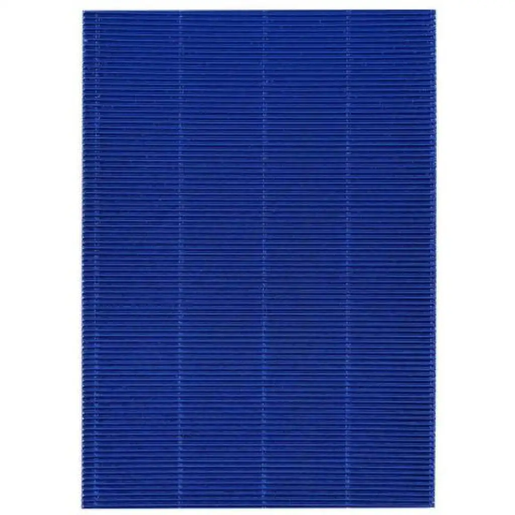 Spirit: Metál kék 3D dekor hullámkarton A4-es