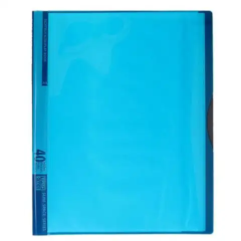 Spirit: Neon kék bemutató mappa 40 zsebes A4