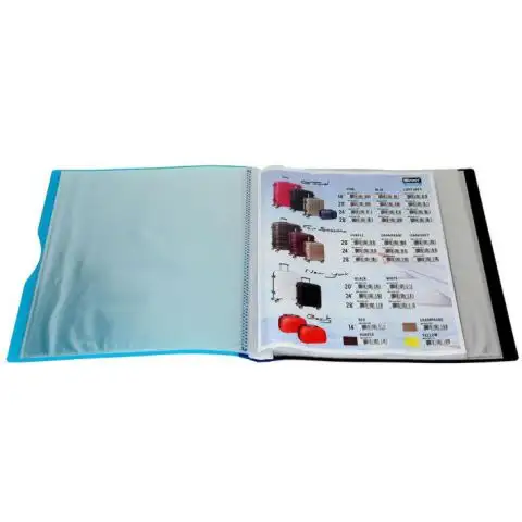 Spirit: Neon kék bemutató mappa 40 zsebes A4 kép 2