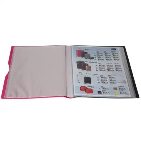 Spirit: Neon piros bemutató mappa 40 zsebes A4 kép 2