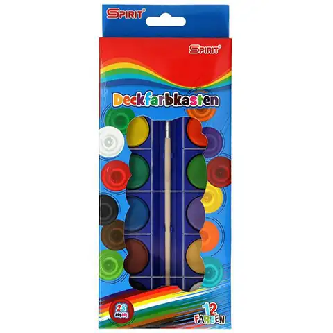 Spirit: Prémium vízfesték szett 12 színnel