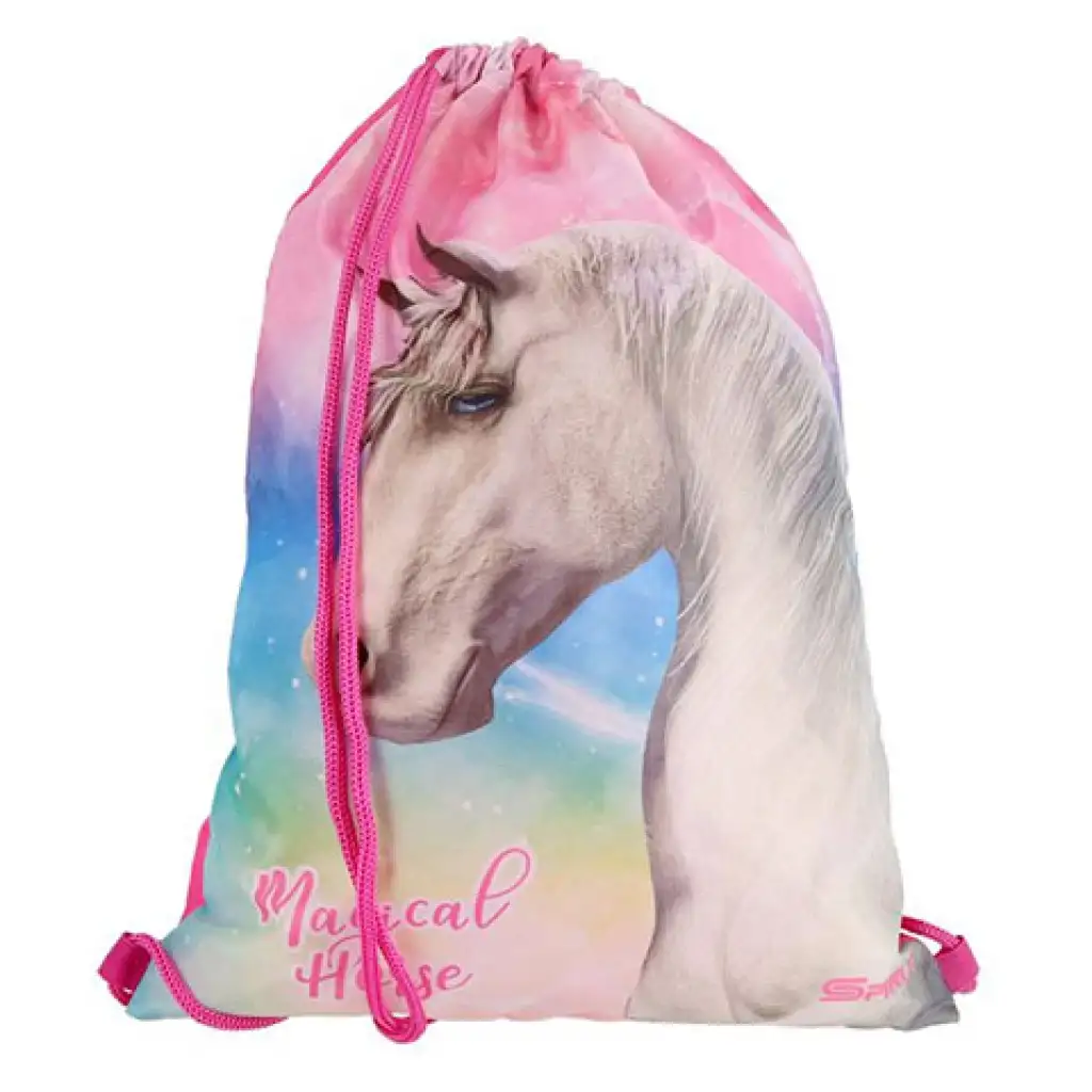 Spirit: Magical Horse 5db-os iskolatáska szett kiegészítőkkel LED fénnyel kép 6