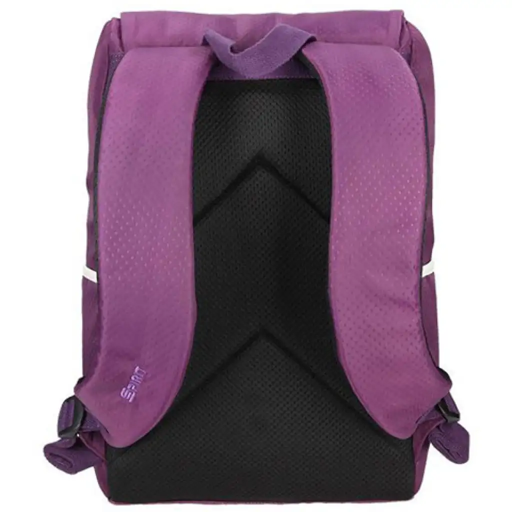 Spirit: Bíbor színű hátizsák fehér pántokkal 47x33x17cm kép 3