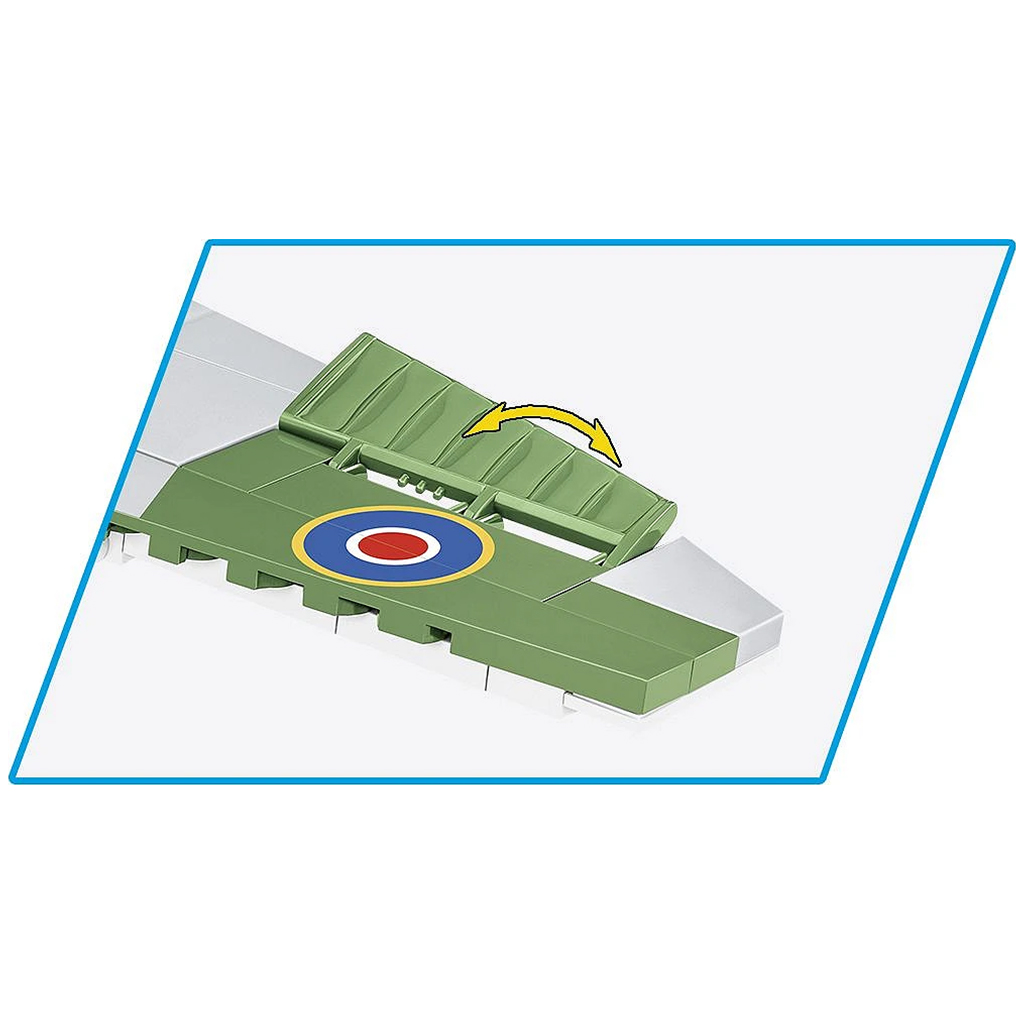 COBI: Spitfire Mk XVI Bubbletop építőjáték (5865) kép 4
