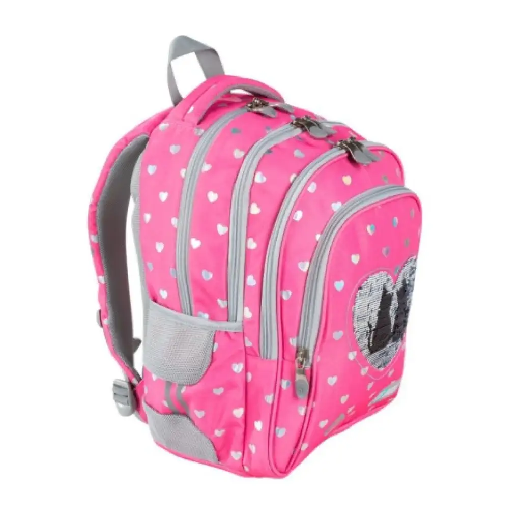 St.Right Sequin ergonomikus iskolatáska hátizsák 16" kép 2