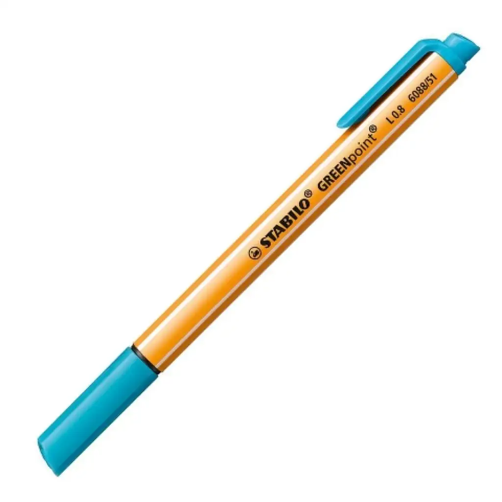 Stabilo: GREENpoint rostirón 0,8mm-es türkiz színben