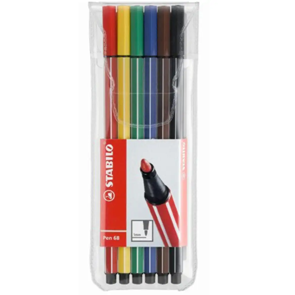 Stabilo: Pen 68 1,4mm rostirón 6db-os szett kép 1